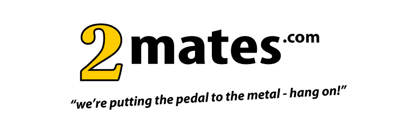 Logo for the 2 Mates website
